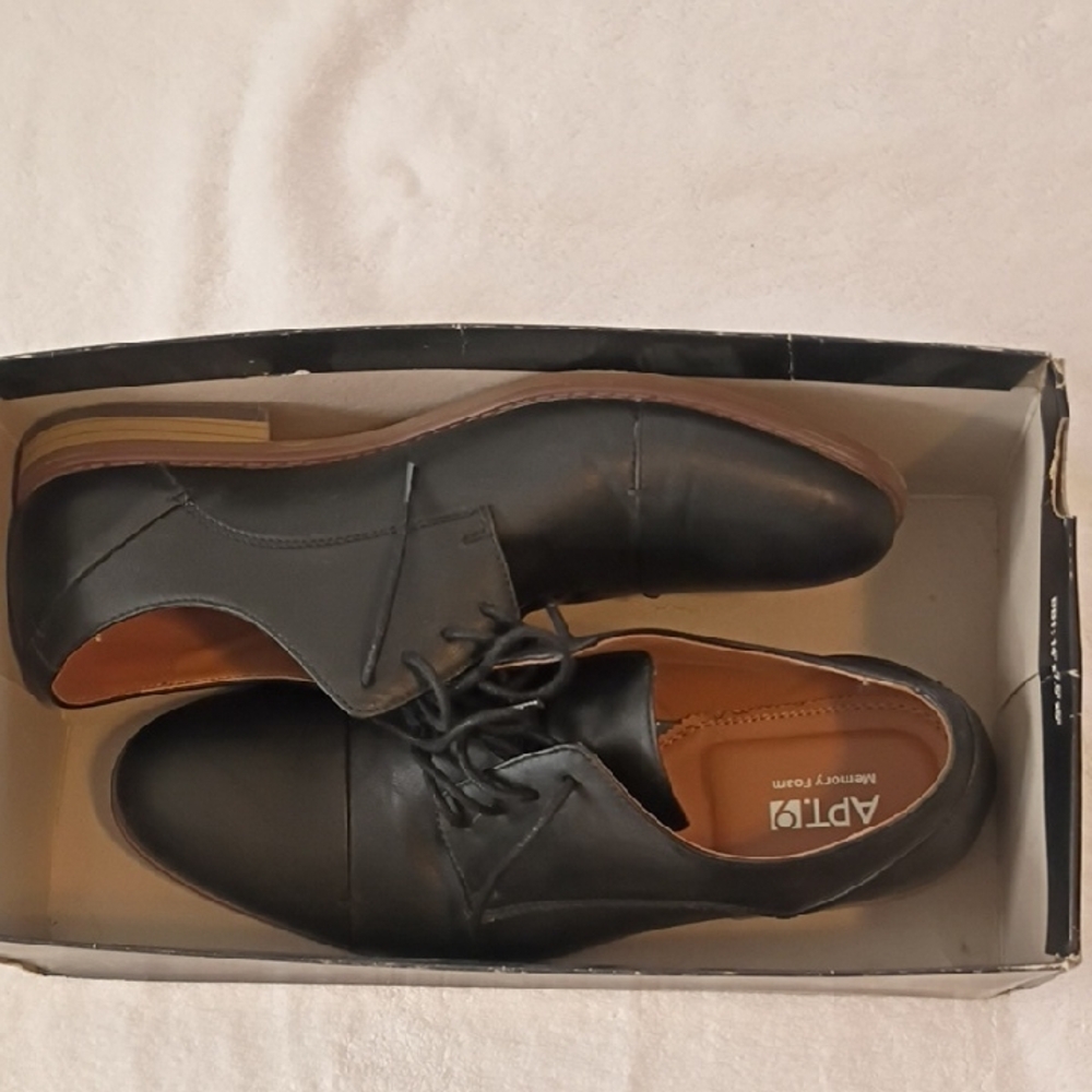 Apt. 9 Black Leather Derbys
